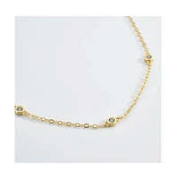Cosmic Halo Bezel Classic Cubic Zirconia Bracelet