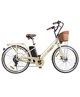 Nakto City Electric Bicycle Classic 26 Inch Pre Sale Stylish Design Efficient Performance Perfect for City and Leisure Riding