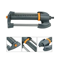 Lawn Sprinkler Oscillating Sprinkler Automatic Swing Adjustable Spray Angle Courtyard Garden Watering Grey