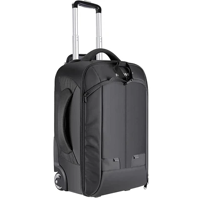Neewer 2-in-1 Rolling Camera Backpack Trolley Case - Anti-Shock Detachable Padded Compartment