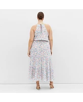 City Chic Plus Lidia Print Maxi Dress