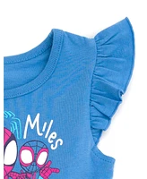 Spidey and His Amazing Friends Toddler Girls Pleated Tulle Dress