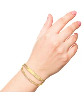 Jessica Simpson Gold-Tone Layered Bracelet Set