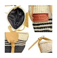 Small Balance Handmade Shoulder Kiondo Small Sisal Crossbody Bag
