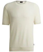 Boss by Hugo Men's Regular-Fit Short Sleeved Sweater