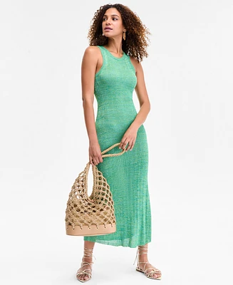 I.n.c. International Concepts Women's Space-Dyed Sleeveless Sweater Dress, Exclusively at Macy's