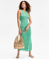 I.n.c. International Concepts Women's Space-Dyed Sleeveless Sweater Dress, Exclusively at Macy's