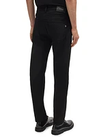 Boss by Hugo Men's Black Super-Soft Regular-Fit Jeans