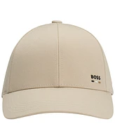 Boss by Hugo Boss Men's Logo Trim Cotton-Twill Cap