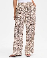 I.n.c. International Concepts Women's Printed Wide-Leg Pull-On Pants, Exclusively at Macy's