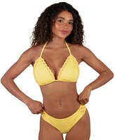 Hurley Juniors Macrame Bikini Top Hipster Bottoms