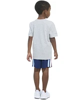 adidas Toddler & Little Boys Graphic T-Shirt Stripe Shorts