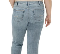 Silver Jeans Co. Plus Suki Straight-Leg Cropped