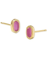 Kendra Scott Gold-Tone Elisa Pendant Necklace & Mini Ellie Stud Earrings Gift Set