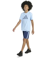 adidas Big Boys 2-Piece Short Sleeve T-Shirt and Woven Shorts Set