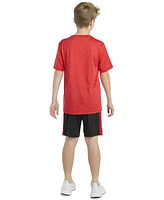 adidas Big Boys 2-Piece Short Sleeve T-Shirt and Shorts Set