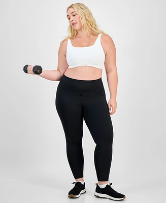 Id Ideology Plus Compression 7/8 Leggings, Created for Macy's