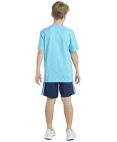 adidas Big Boys Short-Sleeve T-Shirt & Double-Knit Shorts, 2 Piece Set