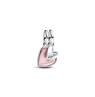 Pandora Splitable Mother Daughter Dangle Sterling Silver Charms