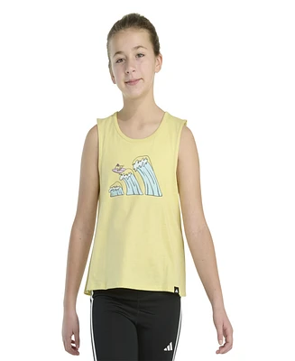 adidas Big Girls Sleeveless Swing Tank Top