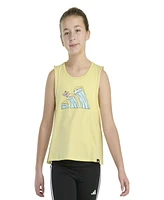 adidas Big Girls Sleeveless Swing Tank Top