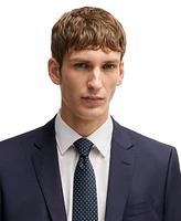 Boss by Hugo Men's Jacquard Pattern Silk Blend Tie