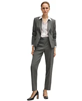 Boss by Hugo Boss Women's Striped Regular-Fit Trousers