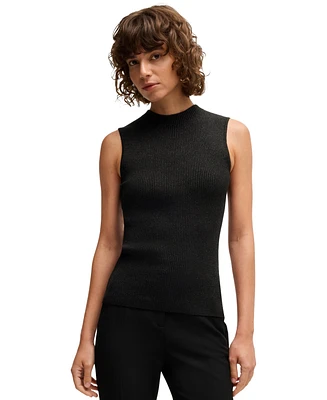 Boss by Hugo Women's Sleeveless Ribbed Top