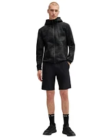 Boss by Hugo Boss Men's Reflective Artwork Zip-Up Hoodie