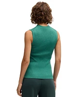 Boss by Hugo Boss Women's Sleeveless Ribbed Top
