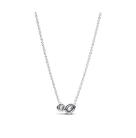 Pandora Sterling Silver Embracing Halo Necklace