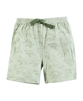 Hudson Baby Baby Boys Hudson Shorts Bottoms 4-Pack, Dinosaurs, 9-12 Months