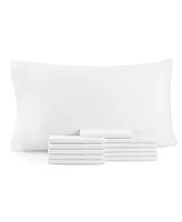 Host & Home Cotton Sateen Pillowcases (12 Pack), White, 300 Thread Count