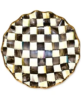 Mackenzie-Childs Courtly Check Ceramic Fluted Dinner Plate
