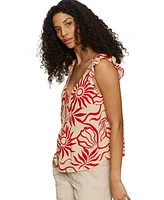 Sanctuary Women's The Time Off Printed Sleeveless Top