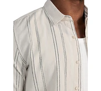 Guess Men's Harkin Relaxed-Fit Stripe Button-Down Shirt