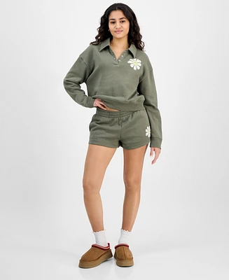 Grayson Threads, The Label Juniors' Pull-On Daisy Shorts