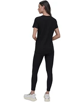 Dkny Sport Women's Ombre Outline-Logo Crewneck T-Shirt