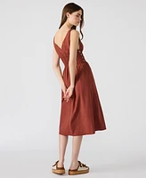 Steve Madden Women's Kassie Cotton Midi Dress