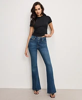 Good American Women's Legs Flare Jeans