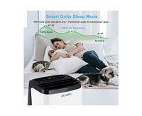 8200-btu Doe (115-Volt) White Portable Air Conditioner Cools 300-sq ft