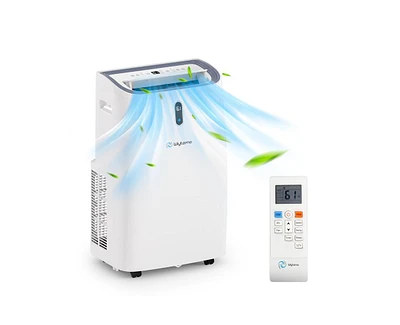 9500-btu Doe (115-Volt) White Vented Wi-Fi enabled Portable Air Conditioner with Heater and Remote Cools 700-sq ft