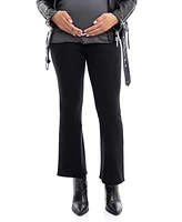 1822 Denim Maternity Re:Denim Over the Bump Raw Hem Demi Bootcut Jeans