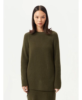 Gobi Cashmere Women's Sweater with Side Zippers