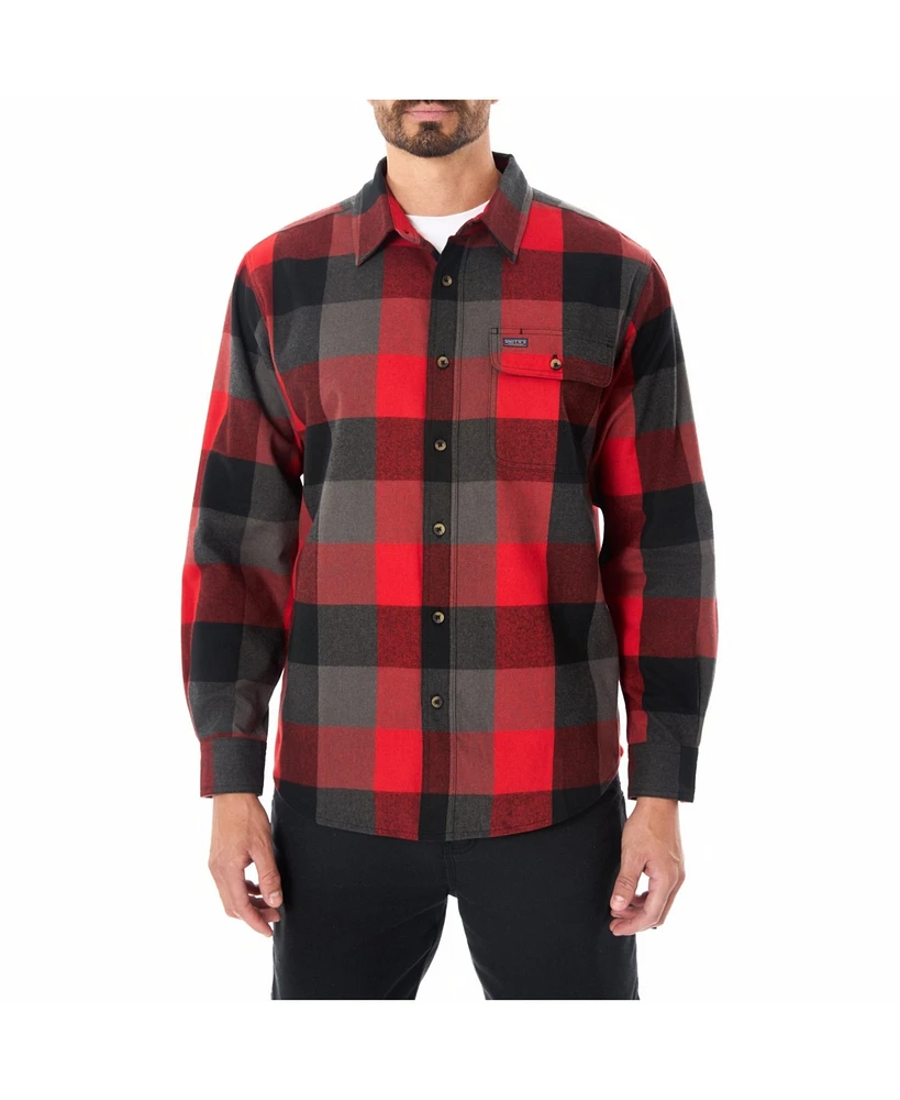 Smith's Workwear Men's Pocket Flannel Shirt