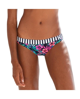 Lascana Women's Mixed Print Classic Bikini Swimsuit Bottom