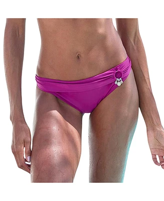 Lascana Women's Fold Over Classic Bikini Swimsuit Bottom