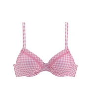 Lascana Women's Gingham Underwire Bikini Top