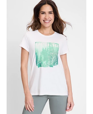 Olsen Women's Placement Print T-Shirt