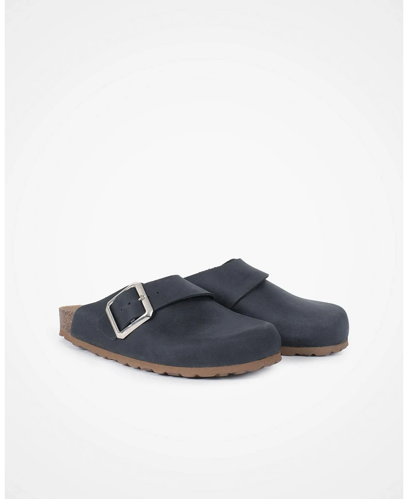 Buckle Strap Slip On Clog